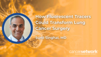 Sunil Singhal, MD, explained how a fluorescent dye technology helps surgeons see and remove tumors more completely.