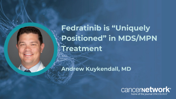 Fedratinib may target various proliferative pathways in MDS/MPN that other current standards of care miss, according to Andrew Kuykendall, MD.