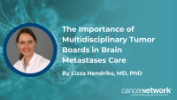 Lizza Hendriks, MD, PhD, discussed why every patient with CNS metastases deserves a multidisciplinary team discussion.
