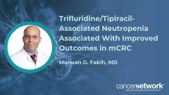 According to Marwan G. Fakih, MD, neutropenia may be a biomarker of benefit for patients with metastatic colorectal cancer receiving trifluridine/tipiracil and bevacizumab. 