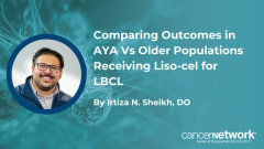 Irtiza Sheikh, DO, sought to assess the impact of age and clinical setting on liso-cel efficacy in patients with large B-cell lymphoma.