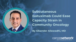 Sikander Ailawadhi, MD, says shorter subcutaneous administration times could free up capacity at busy infusion centers.