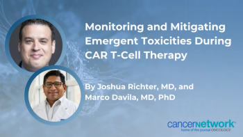 Toxicity management for patients who receive CAR T-cell therapy for multiple myeloma is improving, according to Marco Davila, MD, PhD.