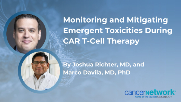 Toxicity management for patients who receive CAR T-cell therapy for multiple myeloma is improving, according to Marco Davila, MD, PhD.