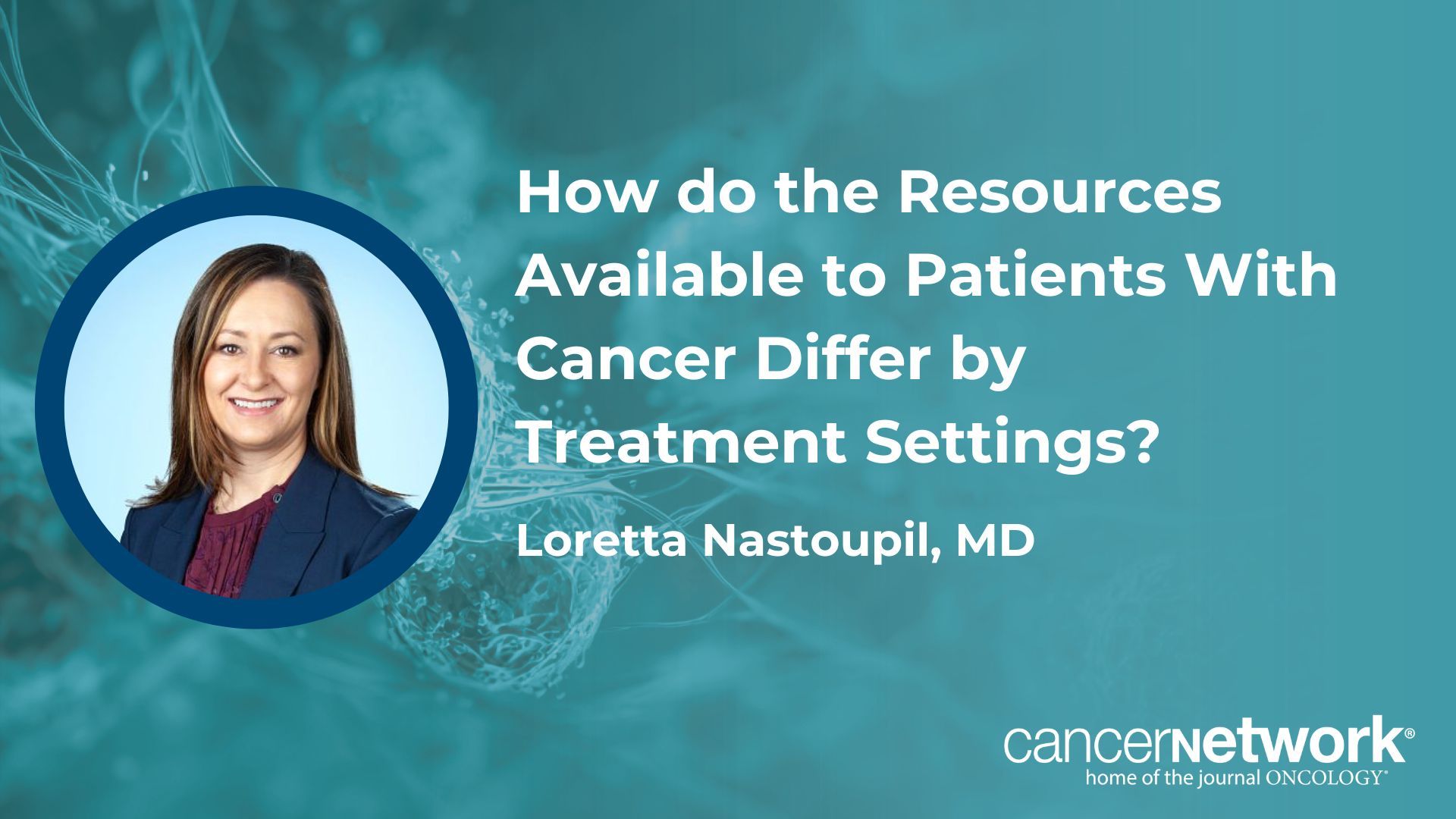 Several differences arise between community oncology centers and institutional oncology centers regarding the tools available and requirements of patients with cancer.