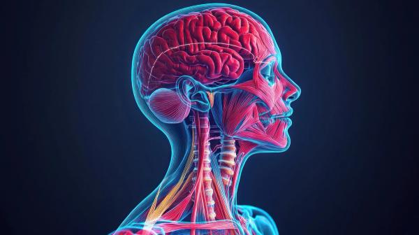 Detailed anatomical illustration of the head and neck | Image Credit: © Lemdah - stock.adobe.com