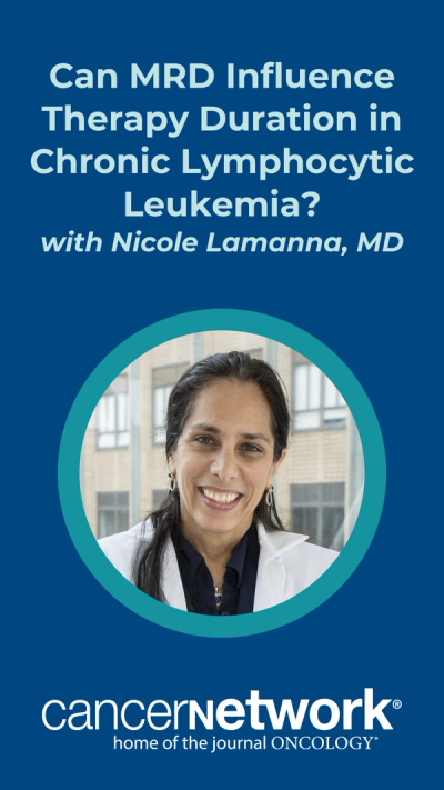 In a conversation with CancerNetwork®, Nicole Lamanna, MD, discussed the potential role of minimal residual disease (MRD) as a tool for informing treatment strategies in chronic lymphocytic leukemia (CLL) management.