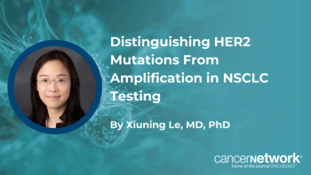 Xiuning Le, MD, PhD, explains how oncologists should approach HER2 biomarker testing following sevabertinib’s frontline approval in non–small cell lung cancer.