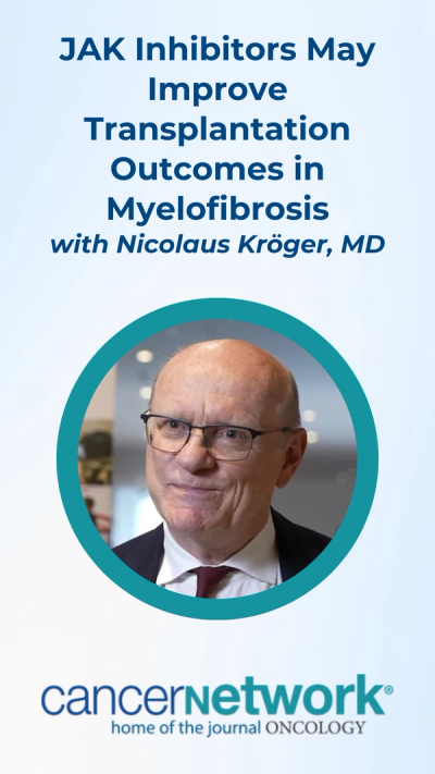 In a conversation with CancerNetwork®, Nicolaus Kröger, MD, detailed how JAK inhibition can work in tandem with transplantation to improve outcomes among patients with myelofibrosis.