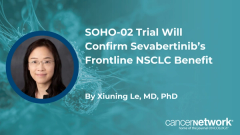 Xiuning Le, MD, PhD, discusses the confirmatory SOHO-02 trial needed to convert sevabertinib’s accelerated approval to full approval.