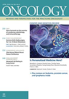 Oncology Vol 30 No 4