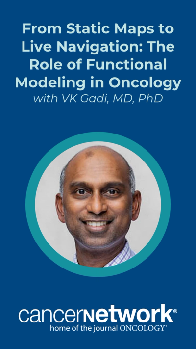 VK Gadi, MD, PhD, used a navigation analogy to illustrate how we must understand living cancer systems in real time