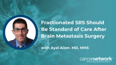 Ayal Aizer, MD, MHS, explains why fractionated SRS outperformed single-fraction SRS for surgical bed control in Alliance A071801.