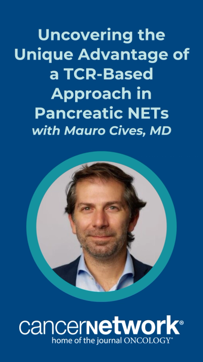 Mauro Cives, MD, discussed the advantage a T-cell receptor-based approach affords for patients undergoing treatment for pancreatic neuroendocrine tumors, particularly based on an ability to recognize major histocompatibility complex-presenting intracellular peptides. 