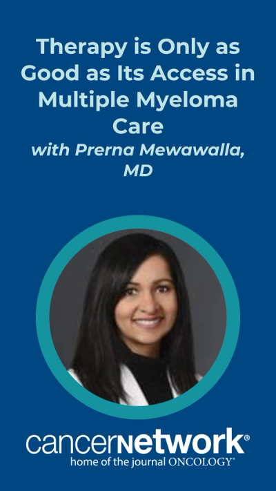 Prerna Mewawalla, MD, spoke with CancerNetwork® about key takeaways from a presentation she gave at the 2026 National ICE-T Conference in Charlotte, North Carolina, which focused on the multiple myeloma therapeutic landscape. 
