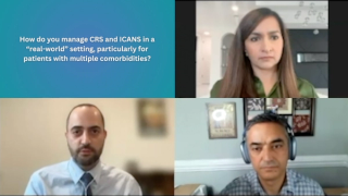Prophylactic steroid or tocilizumab use may help in preventing CRS in patients undergoing treatment with bispecific antibodies for multiple myeloma.