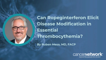 Ropeginterferon alfa may play an important role in future combination strategies in essential thrombocythemia, said Ruben Mesa, MD, FACP.