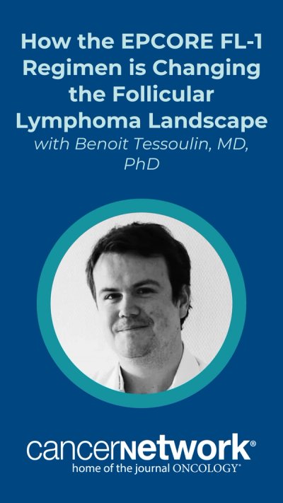 In this video, Benoit Tessoulin, MD, PhD, hematologist at Centre Hospitalier Universitaire de Nantes, Nantes, France, discussed the potential of combining epcoritamab plus lenalidomide and rituximab for patients with follicular lymphoma experiencing a relapse after first-line chemoimmunotherapy.