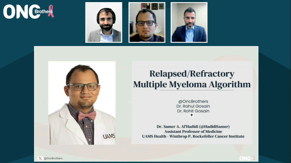 Samer A. Al'Hadidi, MD, with Rahul Gosain, MD, and Rohit Gosain, MD