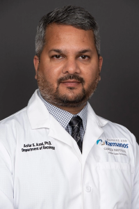 Asfar Azmi, PhD, discussed a poster from the AACR Annual Meeting that investigated the NAMPT inhibitor RPT-E-037 and the pan-RAS inhibitor daraxonrasib in pancreatic cancer.