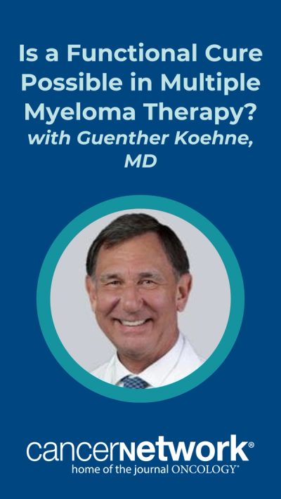 In a discussion with CancerNetwork®, Guenther Koehne, MD, highlighted the rapid development of therapeutic options in the multiple myeloma field, which has seen an increase in novel immunotherapies and a decrease in the use of chemotherapy.