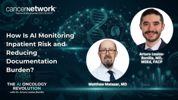 Matthew Matasar, MD, discussed an AI-embedded deterioration index study, Epic’s patient-facing chatbot, and how AI is already absorbing routine documentation work.