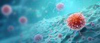 Rendering of a 3D concept for an oncology treatment that kills cancer cells isolated pastel background Copy space: © vxnaghiyev - stock.adobe.com