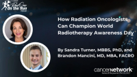 Sandra Turner, MBBS, PhD, shared ideas for radiation oncology teams to engage locally with World Radiotherapy Awareness Day.