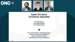 Rahul Gosain, MD; Sam Klempner, MD; and Rohit Gosain, MD, presenting slides