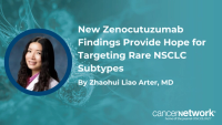An updated analysis of the eNRGy trial showed that zenocutuzumab may provide meaningful benefit beyond initial disease progression.