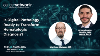 Matthew Matasar, MD, explained why AI-assisted digital pathology may meaningfully improve diagnostic precision in hematologic malignancies.