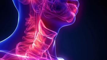 A close up of a person's neck with a pinkish purple hue: © G.Go - stock.adobe.com