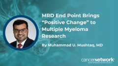 Minimal residual disease negativity may negate the need to wait 5 to 10 years for updated findings to inform treatment decision-making in multiple myeloma.
