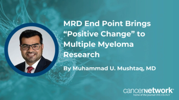 Minimal residual disease negativity may negate the need to wait 5 to 10 years for updated findings to inform treatment decision-making in multiple myeloma.