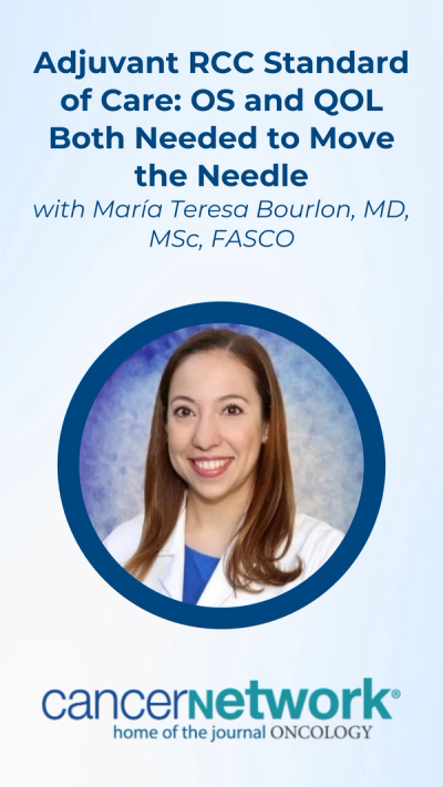 María Teresa Bourlon, MD, MS, FASCO, stressed that because pembrolizumab monotherapy already offers proven OS benefits, clinicians must weigh the higher potential toxicity of novel combination regimens against patient well-being.