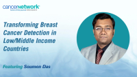Soumen Das, MS, FACS, discussed the BCRADS-2 study and its potential to transform early breast cancer detection in low- and middle-income countries.