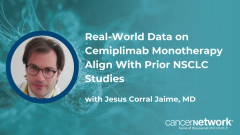 Data from the real-world CEMI-LUNG evaluating cemiplimab in advanced NSCLC were consistent with reports from the EMPOWER-Lung1 study.