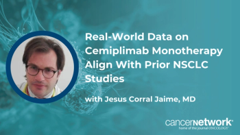 Data from the real-world CEMI-LUNG evaluating cemiplimab in advanced NSCLC were consistent with reports from the EMPOWER-Lung1 study.