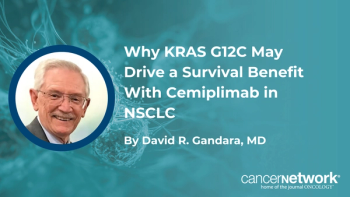 David R. Gandara, MD, explains what makes KRAS G12C biologically distinct from other KRAS subtypes in NSCLC immunotherapy response.