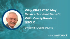 David R. Gandara, MD, explains what makes KRAS G12C biologically distinct from other KRAS subtypes in NSCLC immunotherapy response.