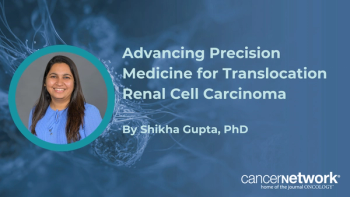 Shikha Gupta, PhD, discussed the mechanistic rationale for combining palbociclib and RMC-5552 in translocation renal cell carcinoma (tRCC).