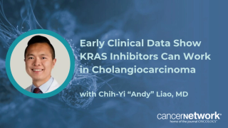 Chih-Yi “Andy” Liao, MD, discusses early clinical data for KRAS G12C and G12D inhibitors in cholangiocarcinoma, noting that trials are just getting started.