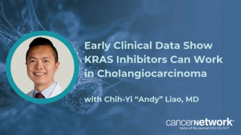 Chih-Yi “Andy” Liao, MD, discusses early clinical data for KRAS G12C and G12D inhibitors in cholangiocarcinoma, noting that trials are just getting started.