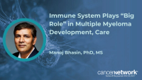Additional translational research may help inform the design of next-generation therapies for patients with multiple myeloma, said Manoj Bhasin, PhD, MS.