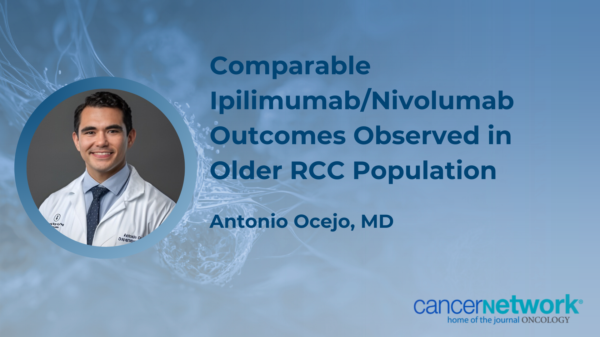 <![CDATA[Comparable Ipilimumab/Nivolumab Outcomes Observed in Older RCC Population]]>