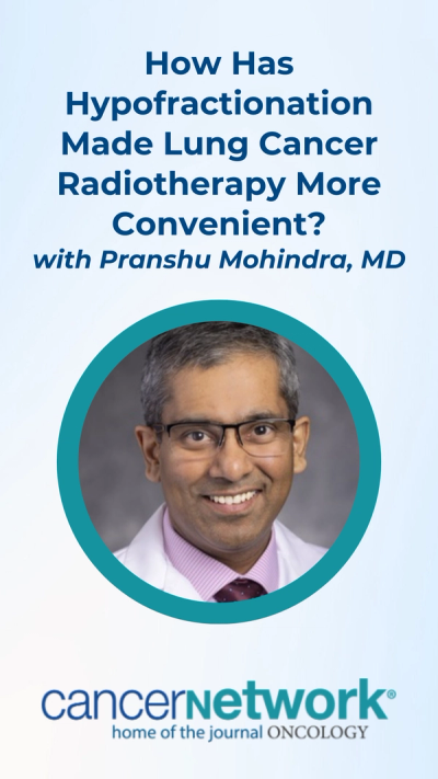 In a conversation with CancerNetwork® at the 2026 American College of Radiation Oncology (ACRO) Summit, Pranshu Mohindra, MD, discussed the evolution of hypofractionated radiotherapy in the lung cancer field, which may help expedite the treatment process for patients