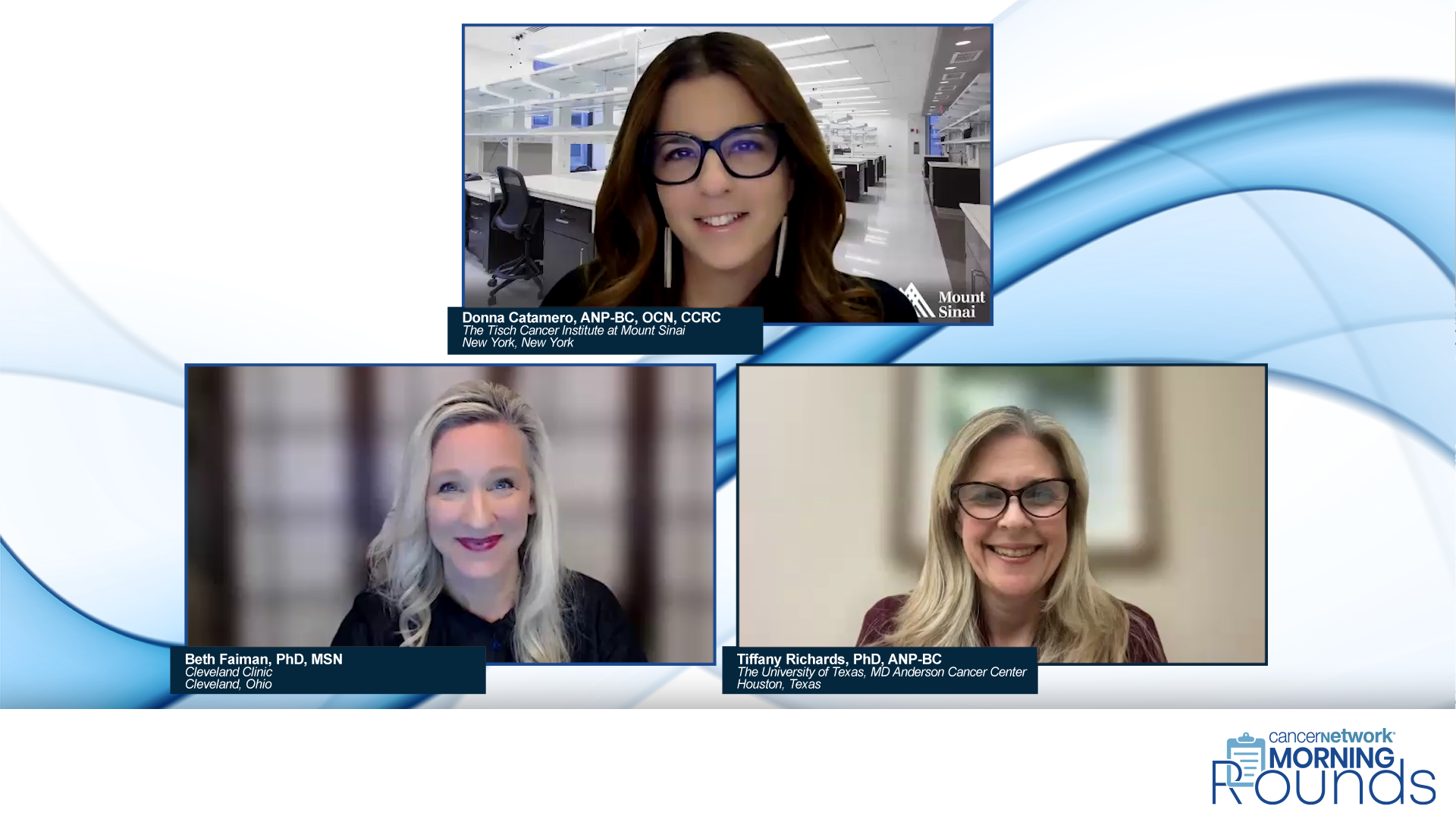 A panel of 3 experts on multiple myeloma