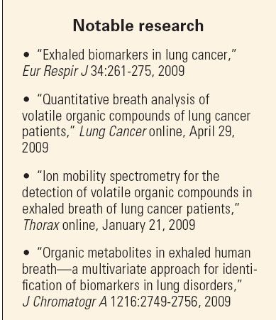 Stop And Smell The Volatile Organic Compounds In Lung Ca