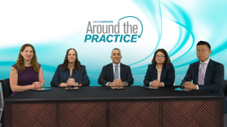 Expert panel smiling at camera.