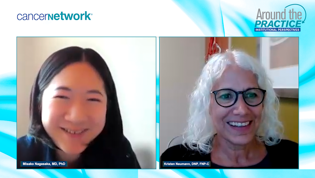 Misako Nagasaka, MD, PhD, and Kristen Neumann, DNP, FNP-C